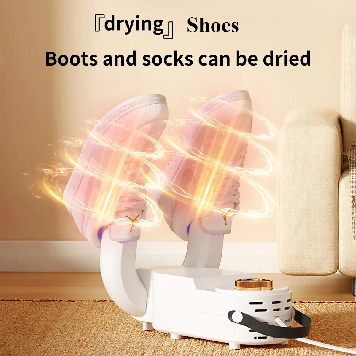 Quick-Dry Deodorizing Portable Shoe Dryer