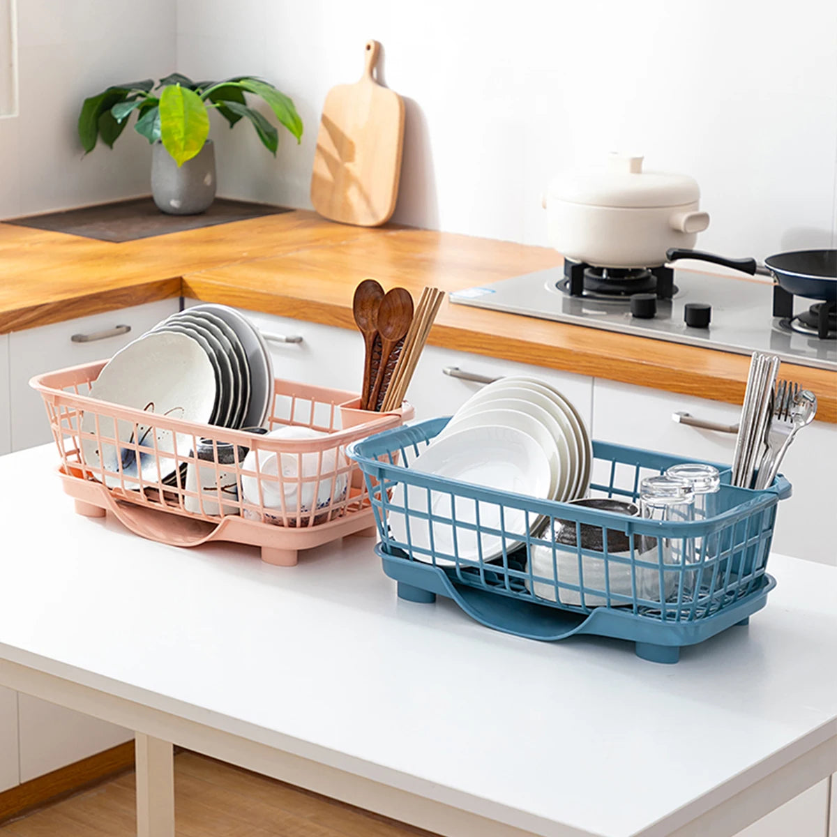 Double Layer Tableware Drying Rack